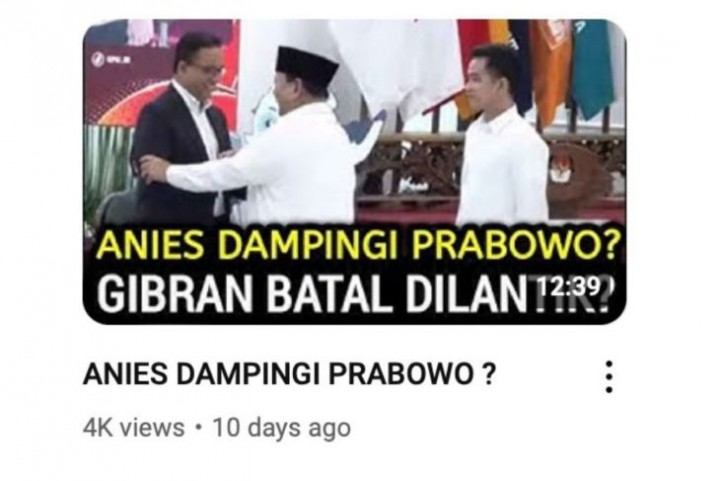 Benarkah Anies Baswedan Gantikan Gibran jadi Wakil Presiden Terpilih Prabowo Subianto?