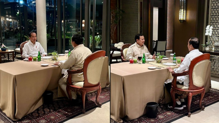 Private Dinner Presiden Jokowi-Prabowo Jelang Pelantikan 20 Oktober Mendatang, Ternyata Ini yan Dibahas... (X/@jokowi)