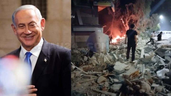 Kekejian Netanyahu, Ancam Lebanon Akan Berakhir dengan Kehancuran Seperti Gaza. (Collage By Zar)