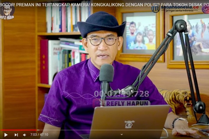 Refly Harun Singgung soal Mata Gibran yang Bergelimbir: Dokter Tifa Sebut Gibran Mungkin Menderita Kejiwaan. (Screenshot)