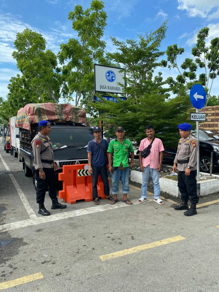 Kasat Polairud Polres Bengkalis Laksanakan Cooling Sistem di pesisir Pantai Kec. Bengkalis