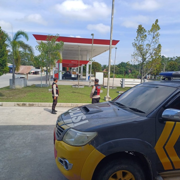 Giat Patroli Polsek Sei. Mandau Dalam Rangka Pelantikan Presiden dan Wakil Presiden