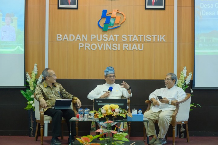 Unri dan BPS Luncurkan Desa Cinta Statistik di 3 Kabupaten Siak, Bengkalis dan Kepulauan Meranti