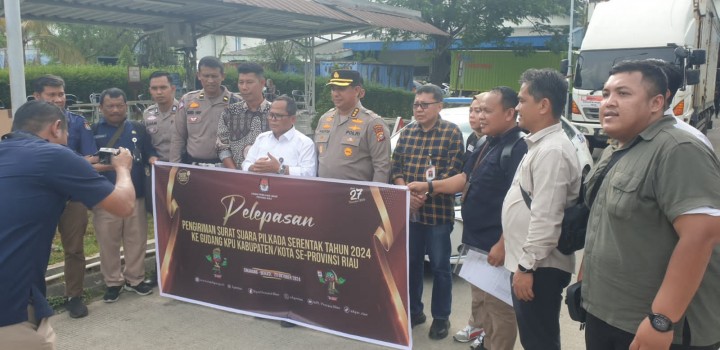 Pengiriman 9 Juta Surat Suara Pilkada Riau Dimulai