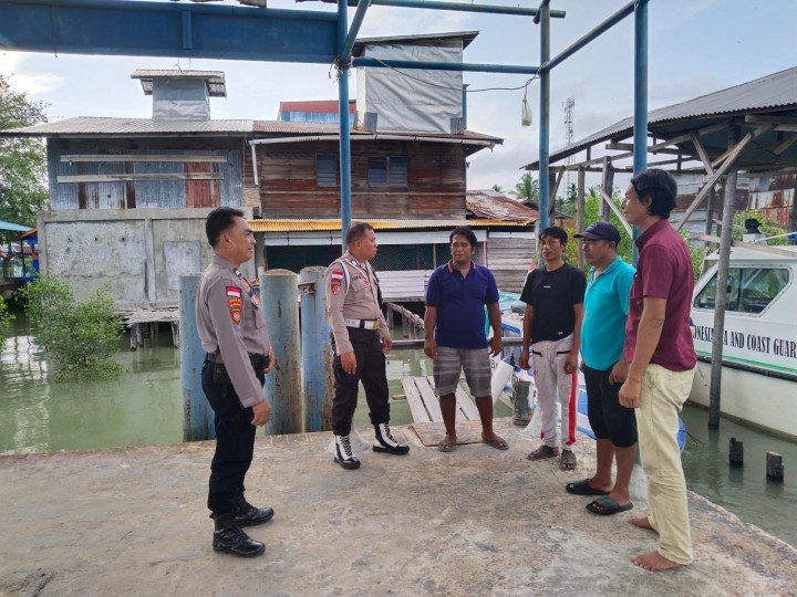 Respon Positif Nelayan Rupat Utara dalam Giat Cooling System Polres Bengkalis