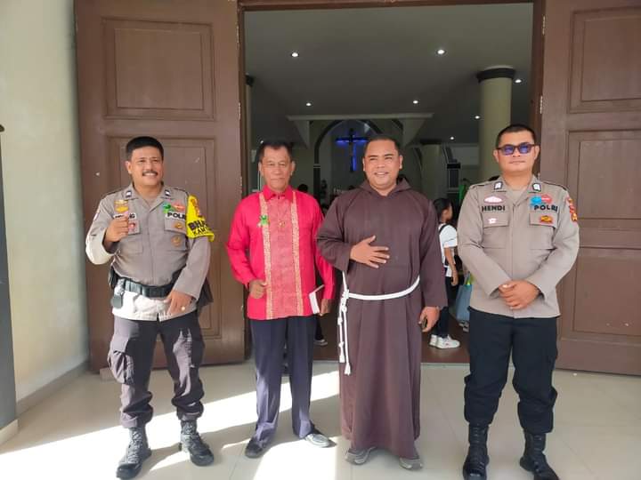 Cooling System, Polsek Kandis Silaturahmi dengan Pastor Paroki P. Nikolaus Manurung, OFMCap.