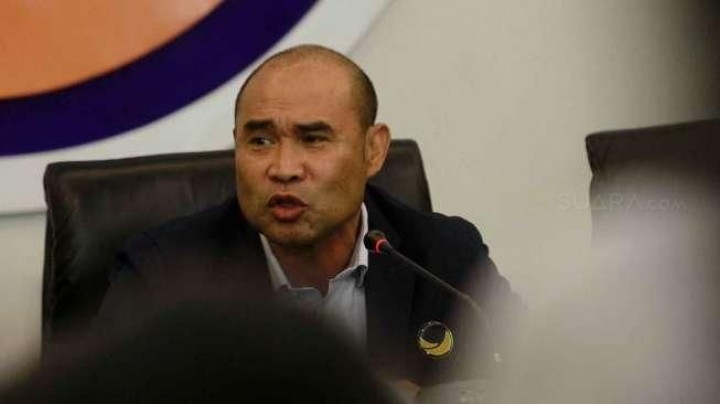 Ketua Fraksi NasDem DPR RI, Viktor Bungtilu Laiskodat. Sumber: suara.com