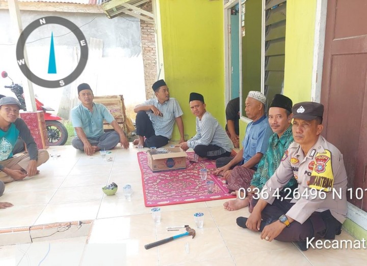 Bripka Rais Gelar Kegiatan Cooling System di Kampung Sialang Baru Tingkatkan Kamtibmas Jelang Pilkada 2024