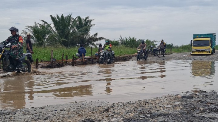 Bangun Sinergitas TNI-Polri, Kapolsek Bonai Darussalam, Patroli Sinergitas Cooling System