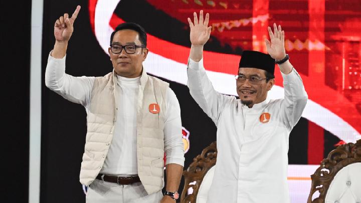 Calon Gubernur Jakarta nomor urut 1 Ridwan Kamil (RK). Sumber: Internet