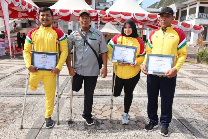 Srikandi Asal Siak Sumbang Emas di Peparnas ke-17 Solo Untuk Riau