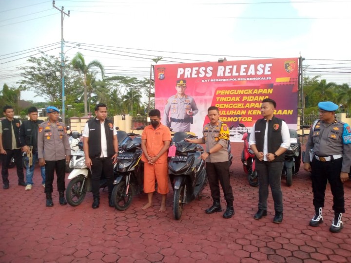 Aksi Penggelapan Sepeda Motor, MA Warga Senggoro Ditangkap, 22 Unit Sepeda Motor Diamankan Polisi