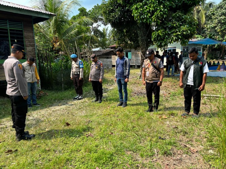 Kapolsek Sungai Mandau Pimpin Langsung Pengamanan Kampanye