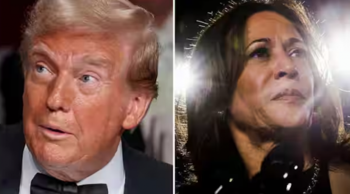 Calon presiden dari Partai Demokrat Kamala Harris dan calon dari Partai Republik Donald Trump /Reuters