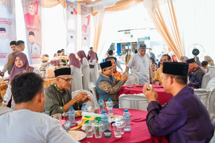 Hadiri Aqiqah anak Wakil Ketua II DPRD Bengkalis, H Muhammad Nasir ucapkan Do'a Selamat