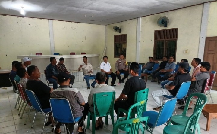 Polsek Kandis Gelar Acara Cooling System di Kantor Desa Jambai Makmur 