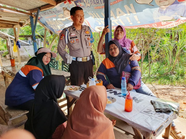 Polsek Batu Hampar Gelar Giat Cooling System Jelang Pilkada Damai di Rohil