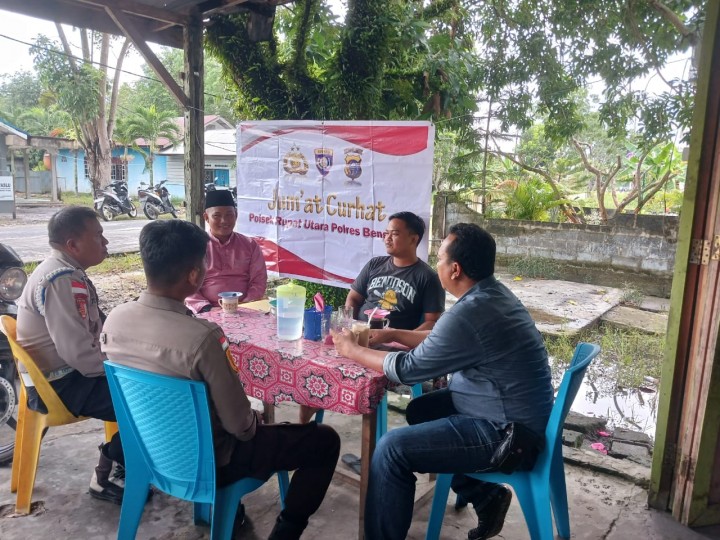 Cooling System, Polsek Rupat Utara Rangkul Masyarakat di Pulau Terluar Lewat Jumat Curhat