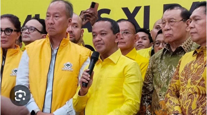 Nama Jokowi dan Gibran Tak Muncul saat Bahlil Susun Kepengurusan Partai Golkar