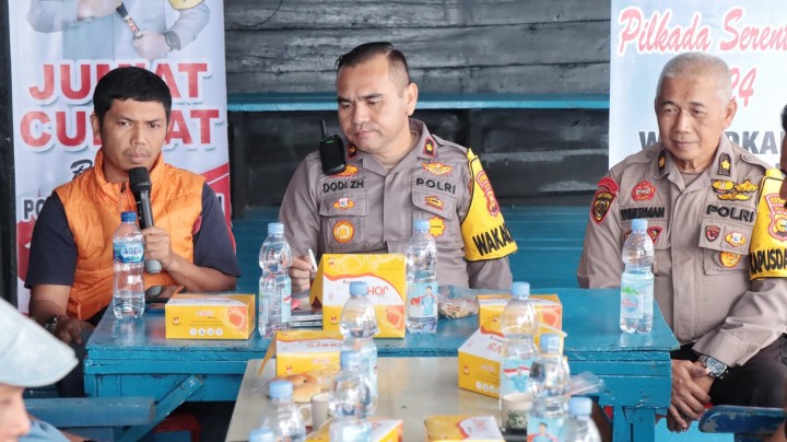 Gelar Jumat Curhat PWI Kepulauan Meranti, Polres Siap Mendukung Program Asta Cita