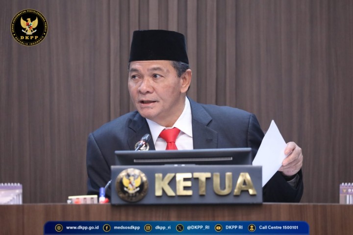 Ketua Dewan Kehormatan Penyelenggara Pemilu (DKPP) RI, Heddy Lugito. Sumber: DKPP