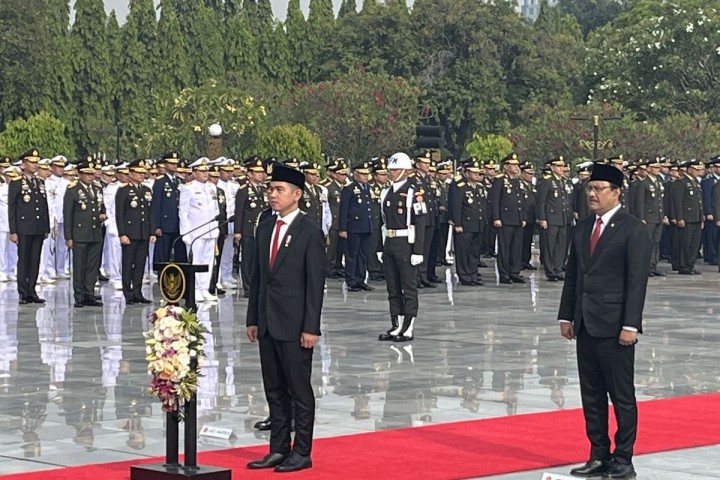 Wapres Gibran Rakabuming Pimpin Upacara peringatan Hari Pahlawan di TMP Kalibata.