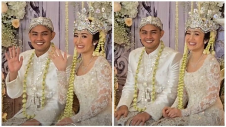 Febby Rastanty dan Drajad Djumantara Pamer Buku Nikah usai Resmi Jadi Pasangan Suami Istri. 