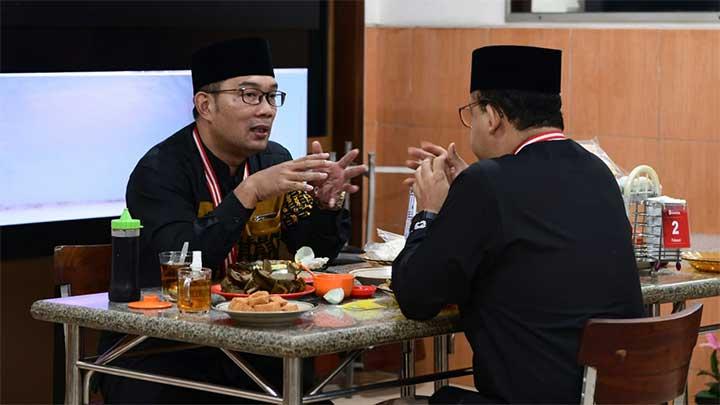 Ridwan Kamil Ngaku Masih Tunggu Kesediaan Anies dan Ahok untuk Bertemu Jelang Hari Pencoblosan. 