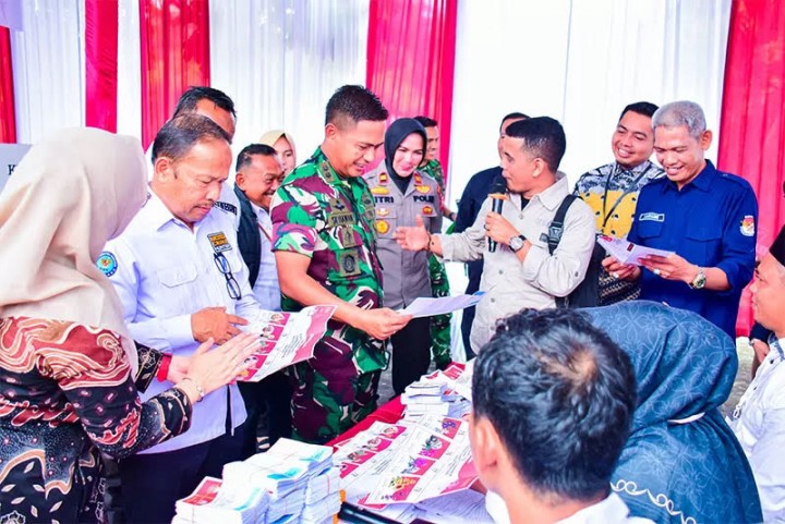 KPU Kampar Gelar Simulasi Pemungutan dan Penghitungan Suara Pilkada 2024