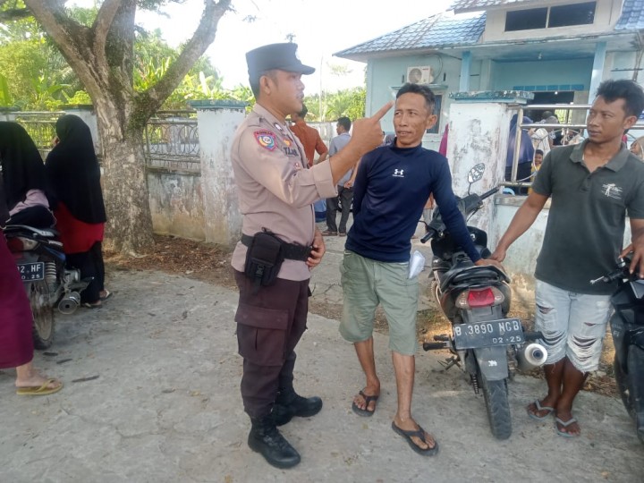 Polsek Batu Hampar menggelar kegiatan Cooling System di Kepenghuluan Bantaian, Kecamatan Batu Hampar, pada Kamis (14/11/2024).