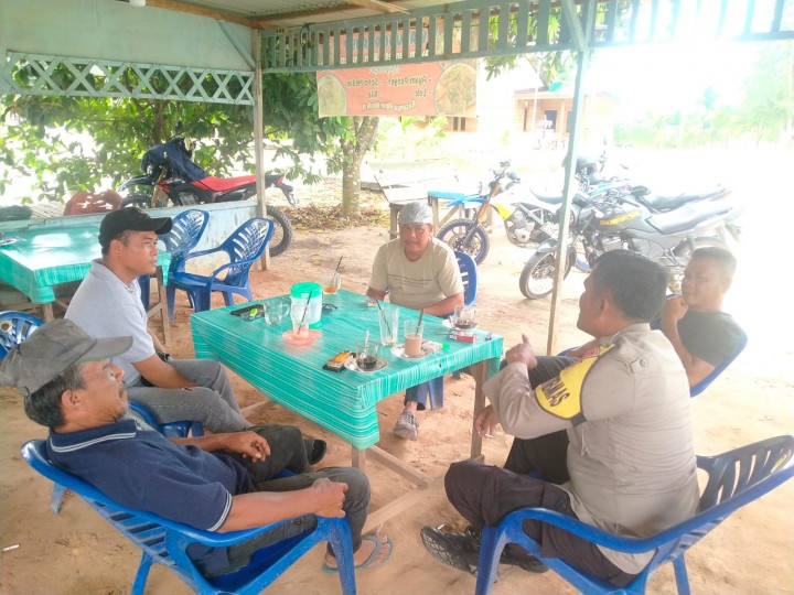 Menghitung Hari Menuju Pemilihan ,Polsek Siak Gencarkan Giat Cooling System Cegah konfliknya Pendukung Paslon 