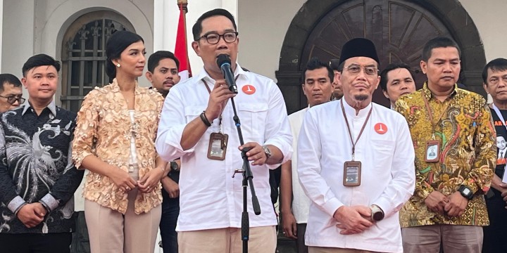 pasangan Ridwan Kamil-Suswono (RIDO). Sumber: merdeka.com