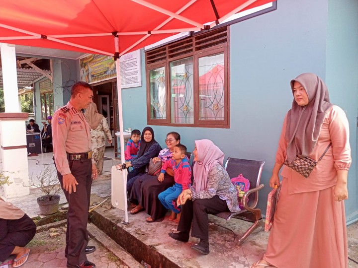 Cooling System, Polsek Tualang Patroli Kamtibmas ke Warga Kampung Maredan Barat