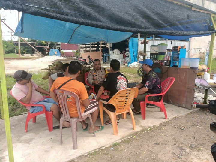 Polsek Lubuk Dalam Cooling System, Sambang, dan Himbauan Kamtibmas di Kampung Rawang Kao Barat