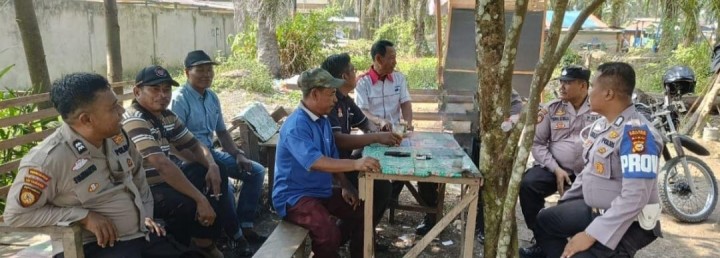 Polsek Ujung Batu Gelar Kegiatan Cooling System Bersama Tokoh Masyarakat