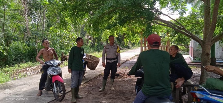 Sambangi Warga Binaan, Bhabinkamtibmas Lakukan Cooling System