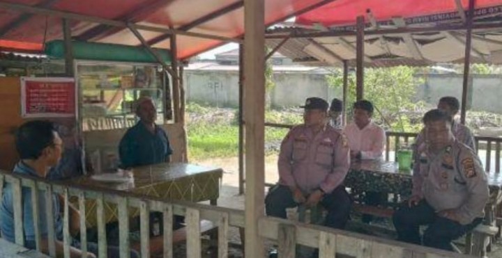 Polsek Ujung Batu Gelar Kegiatan Cooling System Bersama Warga Desa Ngaso