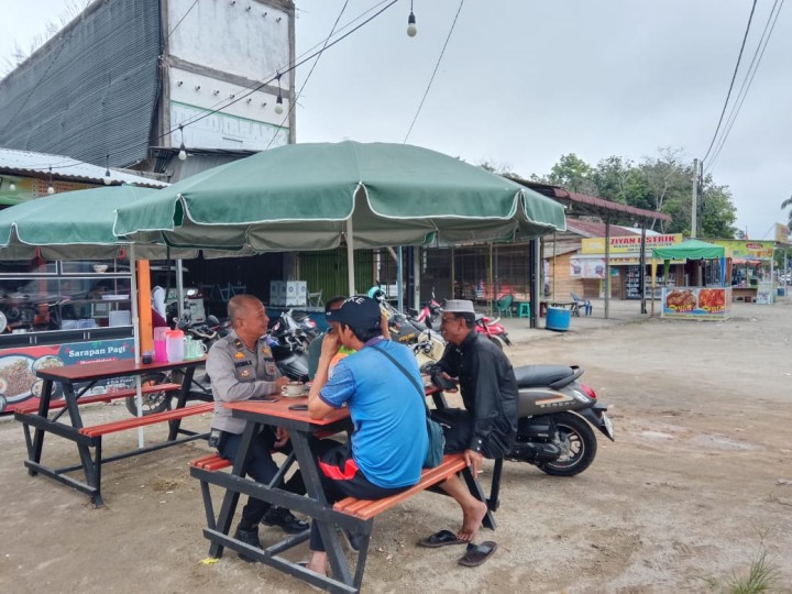 Cooling System Polsek Kepenuhan Bersama Tokoh Masyarakat Sukseskan Pilkada 2024