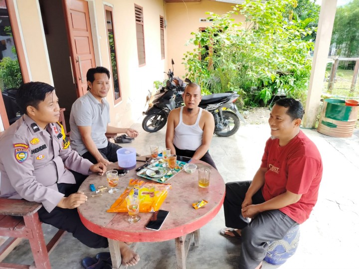 Giat Sosialisasi dan Penggalangan Cooling System Pilkada Serentak tahun 2024 Oleh Aipda Yus Hendri