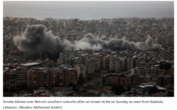 32 Orang Tewas Akibat Serangan Israel ke Lebanon, Begini Kondisi Beirut. (Screenshot from abc website)