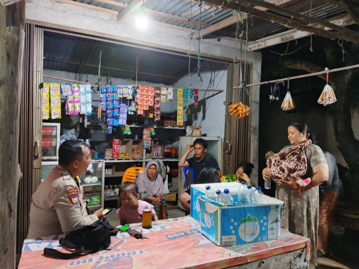 Bhabinkamtibmas Polsek Tualang Cooling System Ajak Warga Bersama Ciptakan Kondusivitas