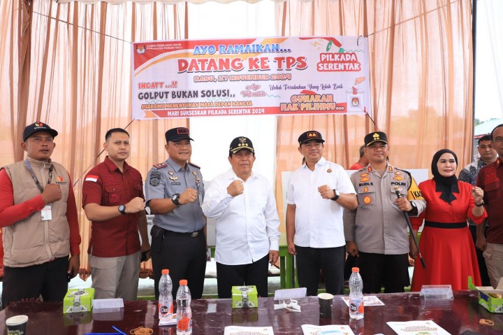 OMP-LK24, Peninjauan Proses Pemungutan Suara Pilkada Serentak 2024 Di Kecamatan Rambah, Kabupaten Rokan Hulu