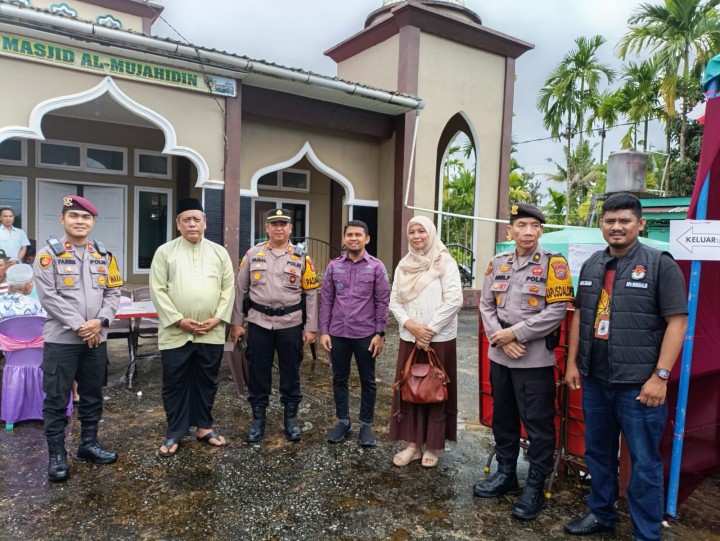 Asistensi Pengamanan Tahap Pungut Suara Monitoring Perkembangan Situasi Lokasi TPS