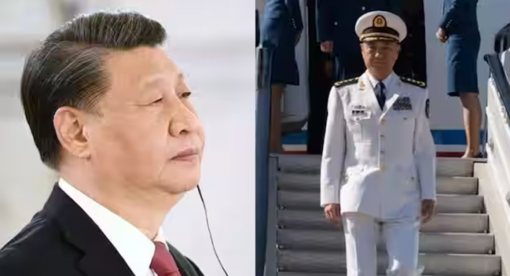 Xi Jinping dan Laksamana Miao Hua /AFP