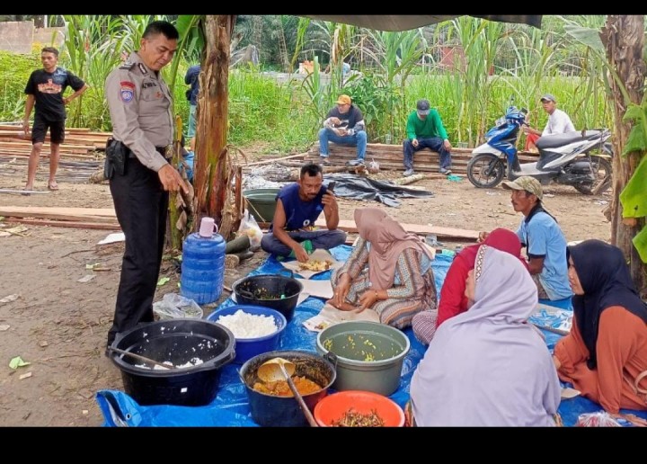 Cooling System Pasca Pilkada: Polsek Tualang Ajak Masyarakat Tetap Rukun