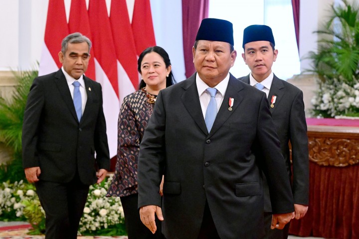 Presiden RI Prabowo Subianto. Sumber: sekretariat negara