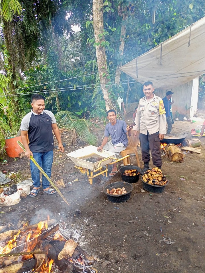 Cooling System Pasca Pilkada, Aipda Azawan Har Temui Pemuda Kampung Maredan Barat