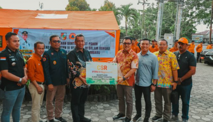 PTPN IV Regional III Perkuat BPBD Pekanbaru Antisipasi Bencana Akibat Perubahan Cuaca