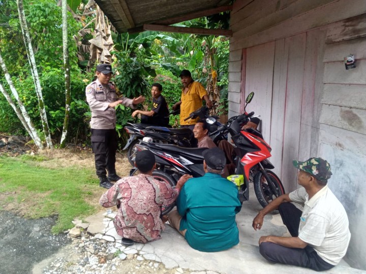 Sambangi Warga Polsek Lubuk Dalam Laksanakan Cooling System dan Himbauan Kamtibmas