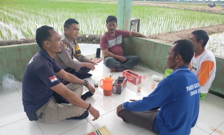 Polsek Sabak Auh Gelar Cooling System Silaturahmi Kamtibmas Pasca Pilkada di Kabupaten Siak